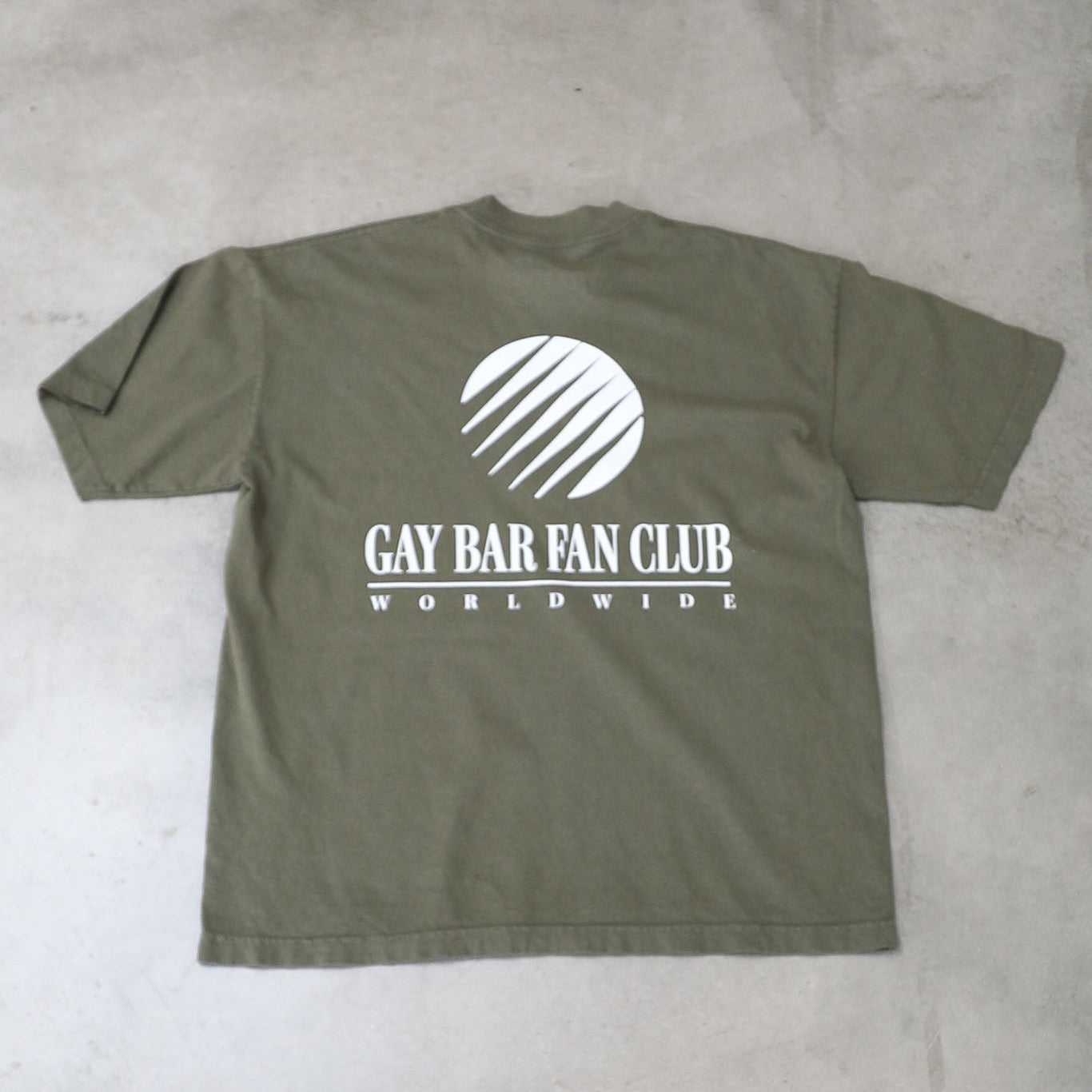 Worldwide Logo Tee Olive