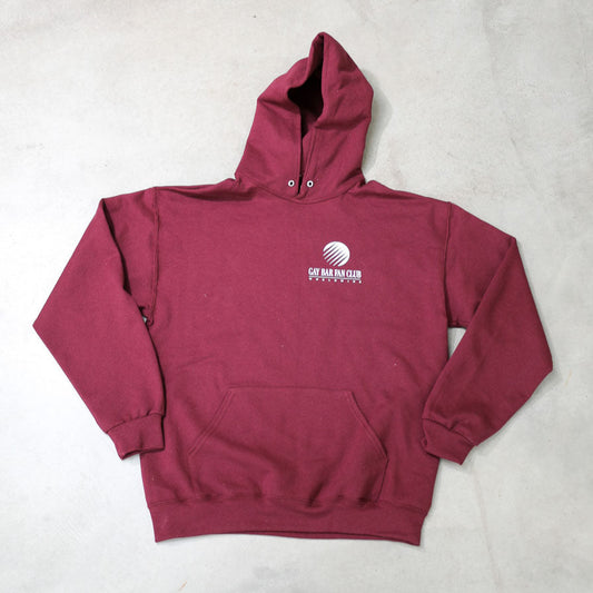 Wordwide Logo Hoodie Burgundy