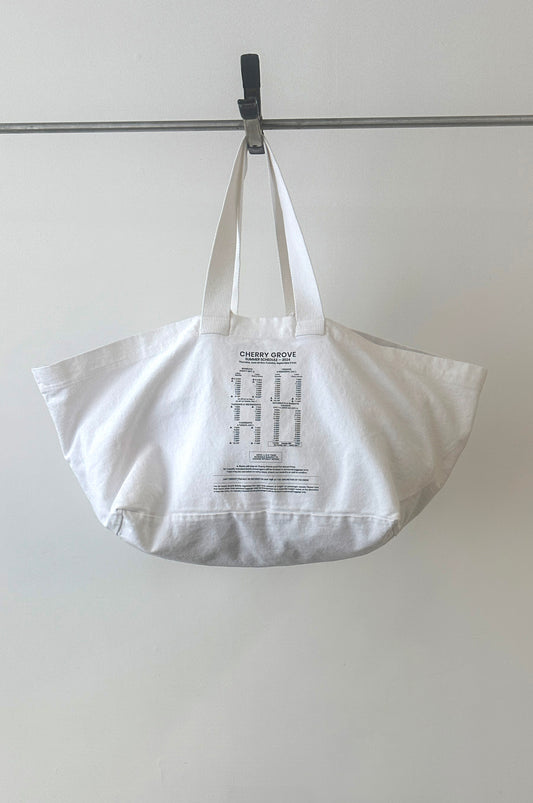 Cherry Grove Day Tripper Tote White