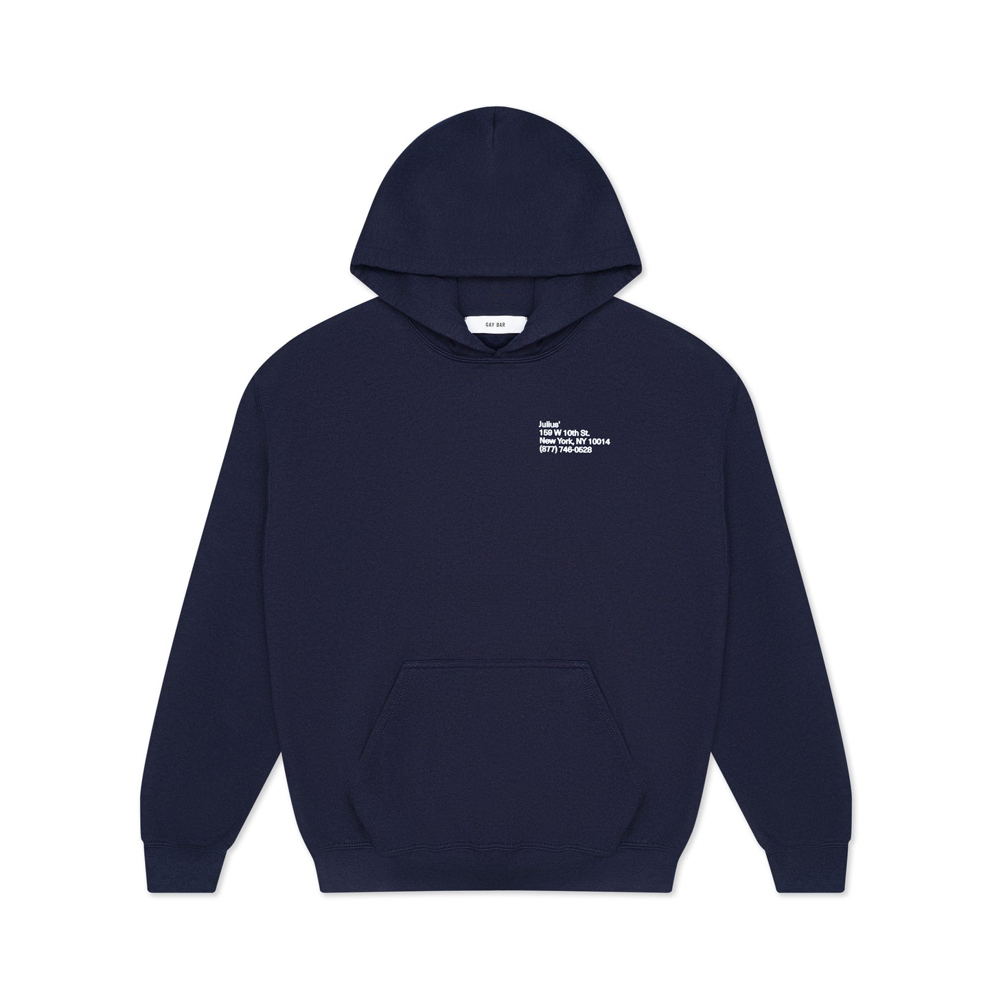 Julius' Hoodie Navy Blue