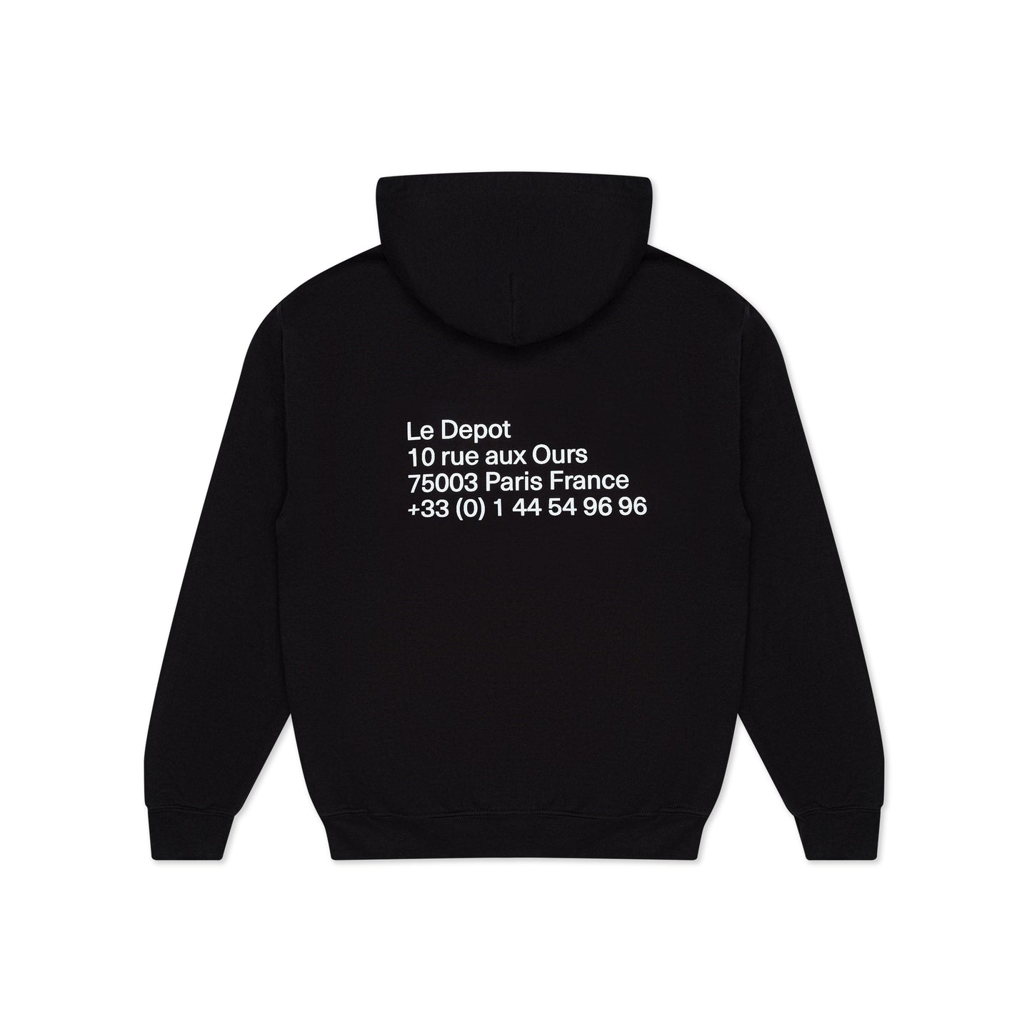 Le Depot Hoodie Black