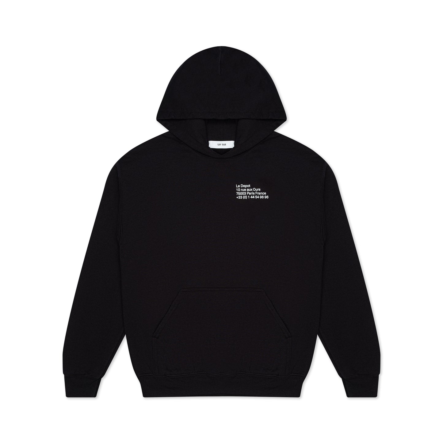 Le Depot Hoodie Black