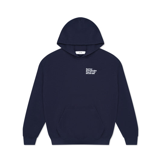 Sip-N-Twirl Hoodie Navy Blue