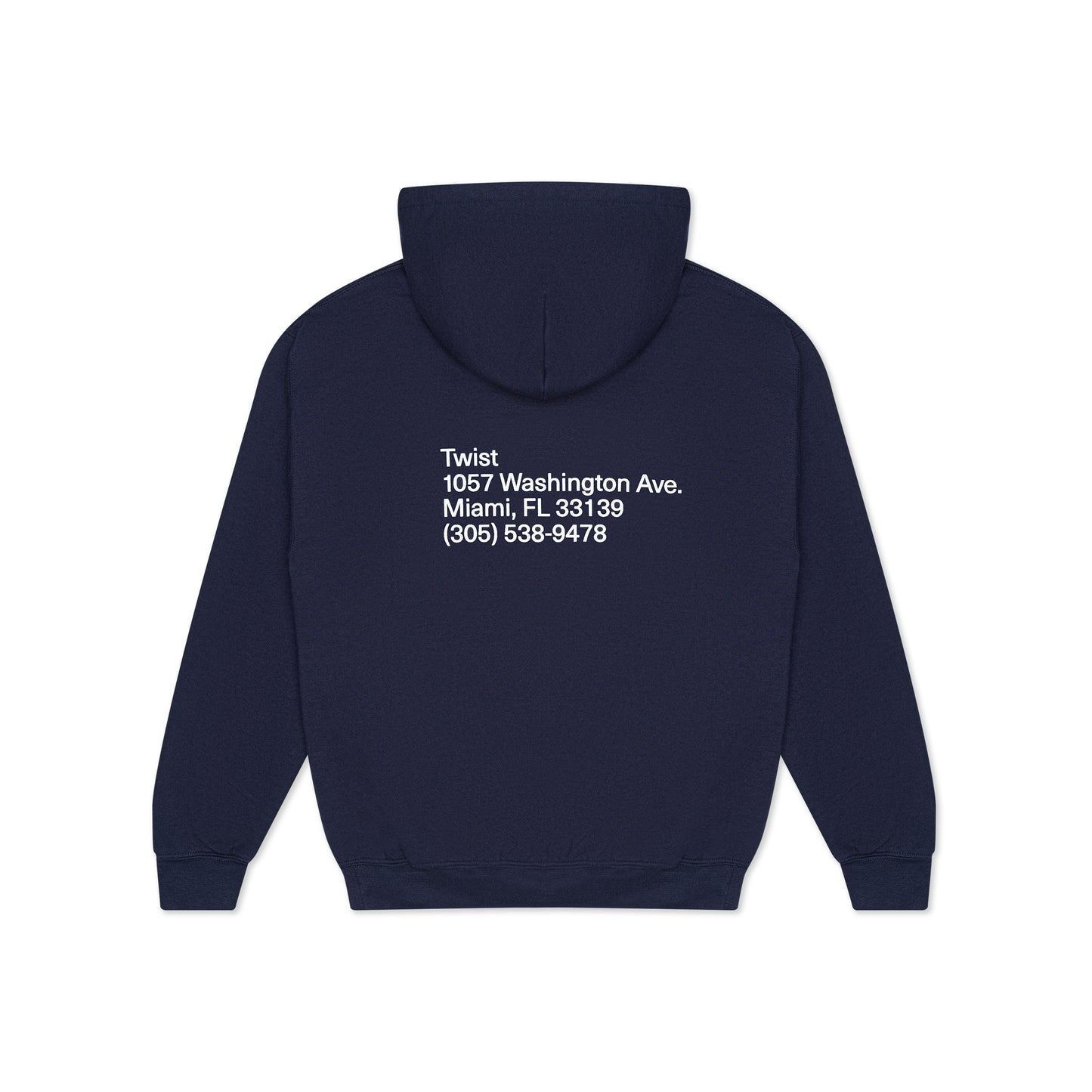 Twist Hoodie Navy Blue