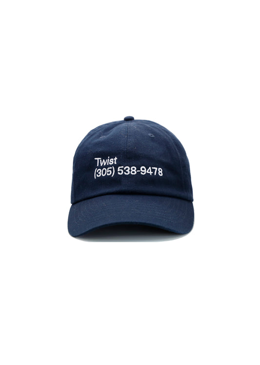 Twist Cap Navy Blue